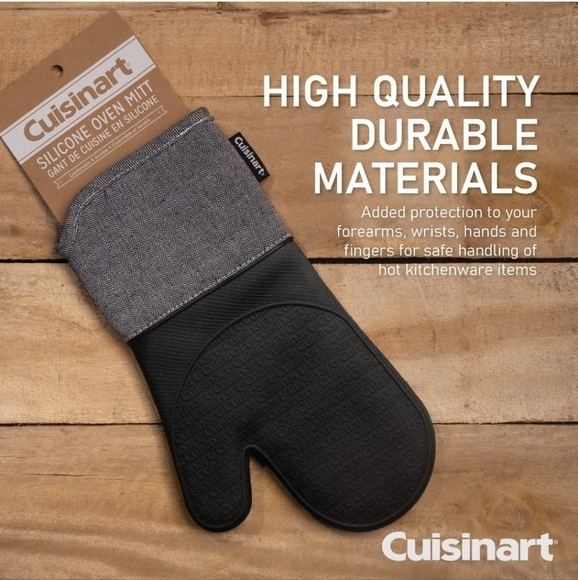 Cuisinart Neoprene Oven Mitts, 2pk -Heat Resistant Oven Gloves - Picture 4 of 6